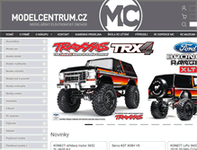 Tablet Screenshot of modelcentrum.cz